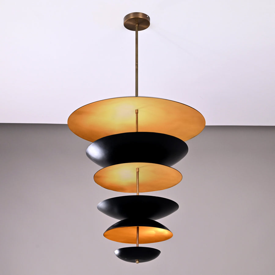 Zurich Cascade  -  Uplifting Ceiling Chandelier - 10 Lights - 32291