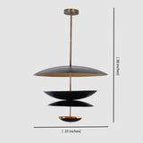 Milan Cascade  -  Uplifting Mid-century Chandelier - 8 Lights - 32292