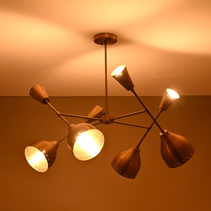 Cairo Pivot - Diabolo Pendant Chandelier - 8 Lights - 32293