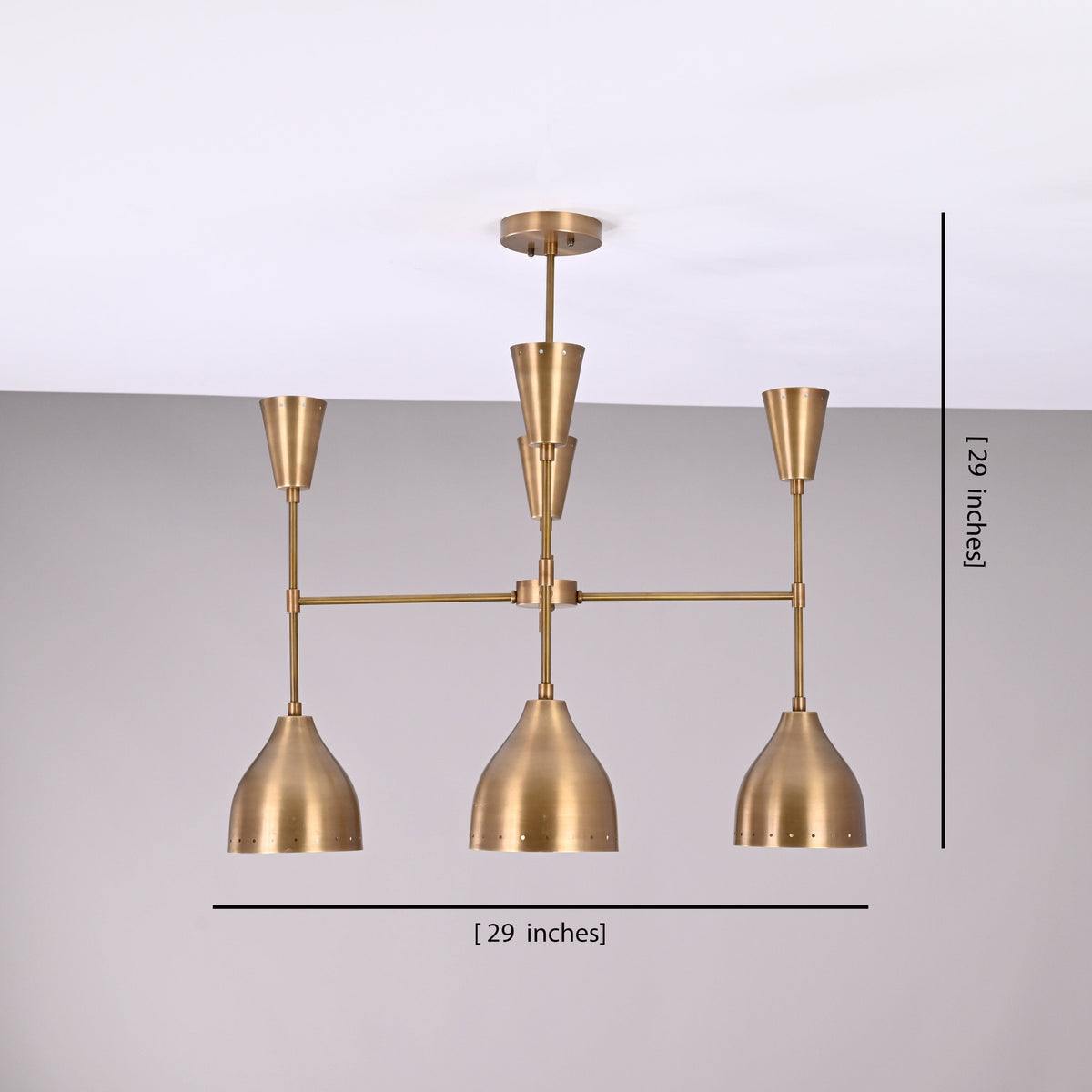 Cairo Pivot - Diabolo Pendant Chandelier - 8 Lights - 32293