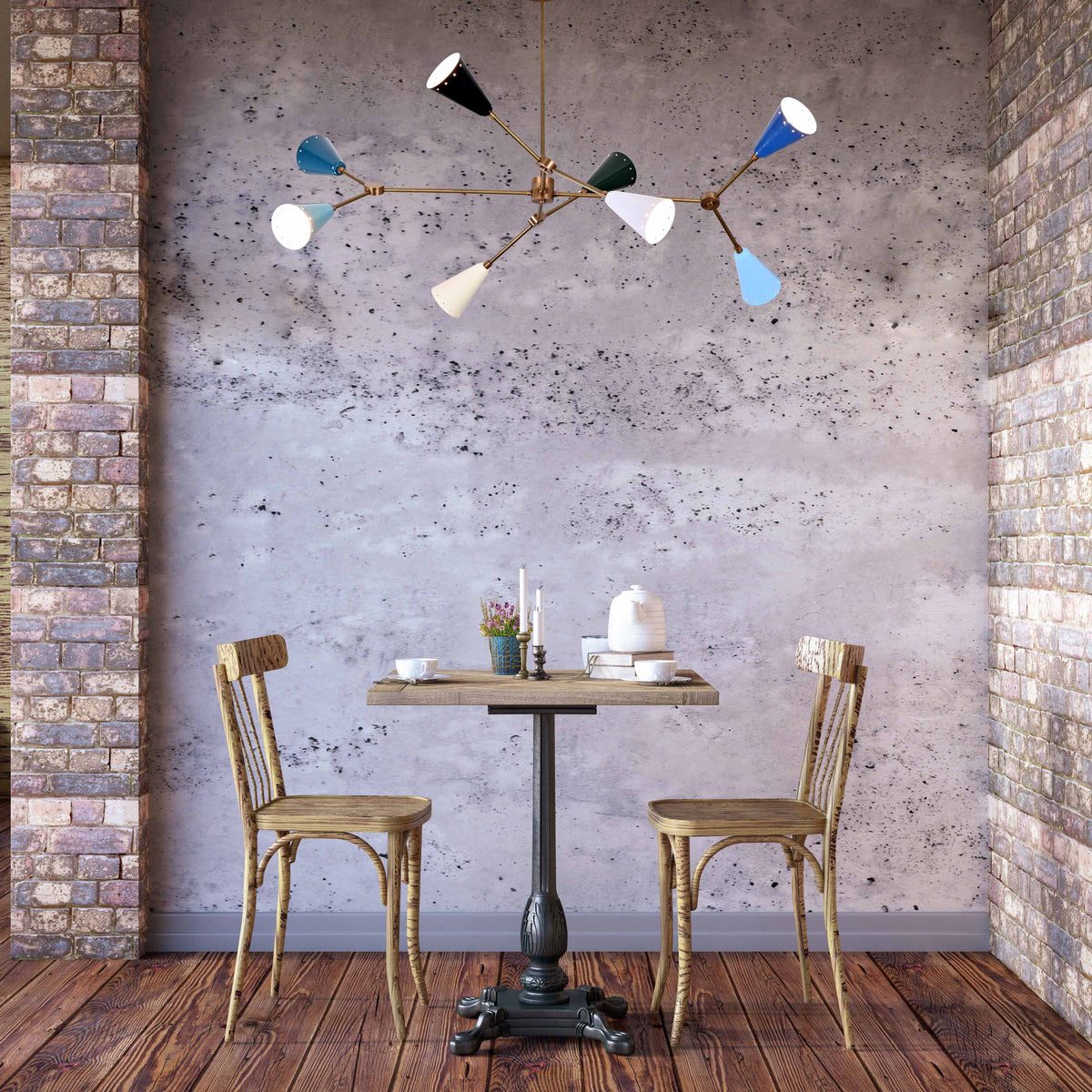 Athens Prism - Pendant Chandelier - 6 Lights - 32294