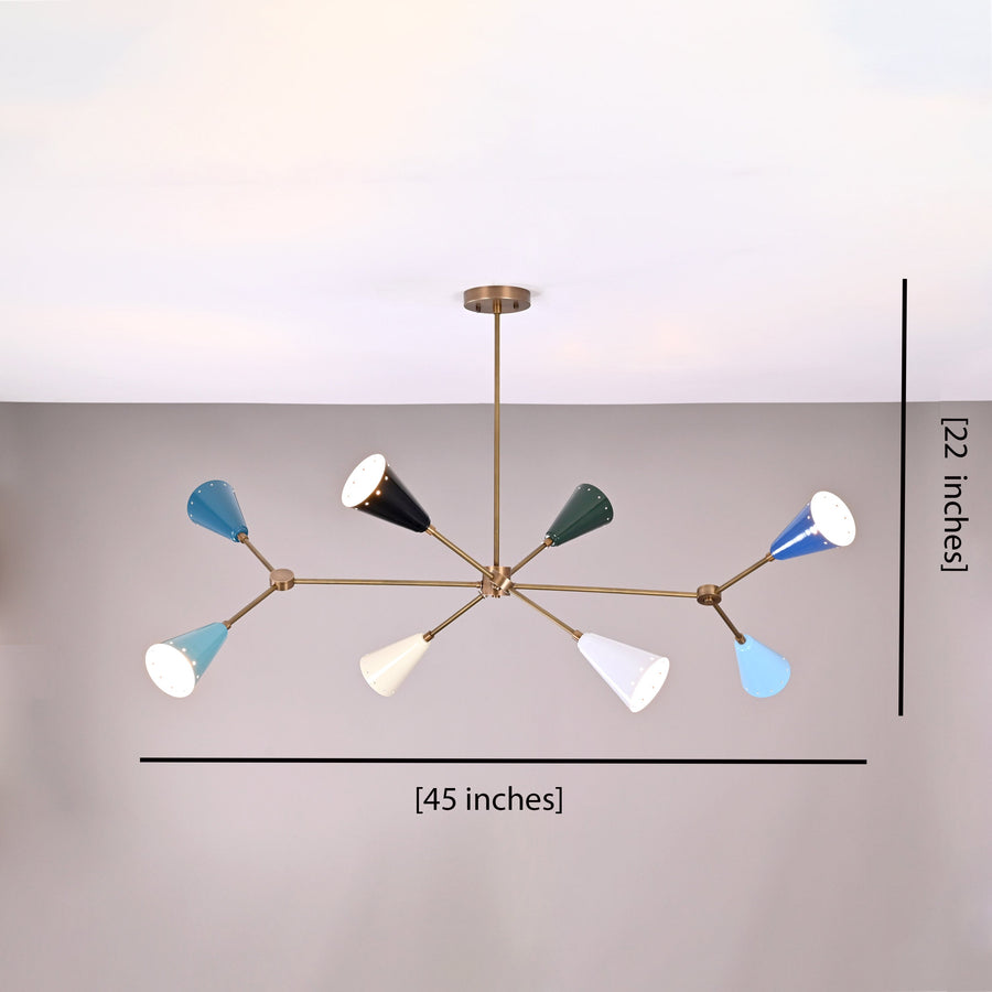 Athens Prism - Pendant Chandelier - 6 Lights - 32294