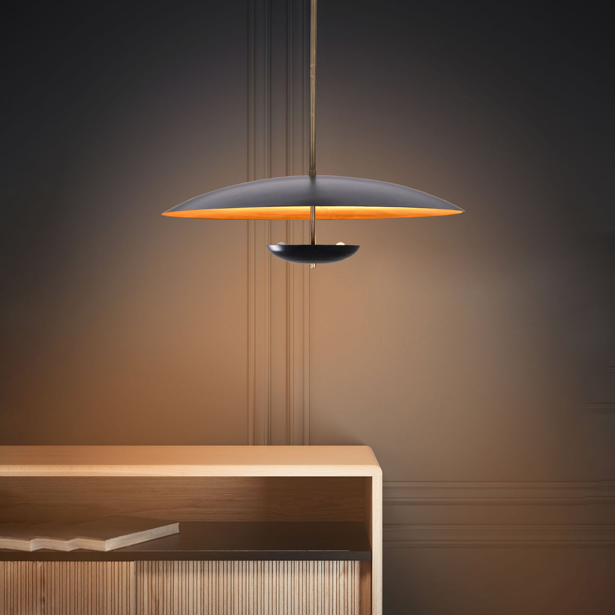 Havana Discus  -  Uplifting Ceiling Chandelier - 3 Lights - 32295