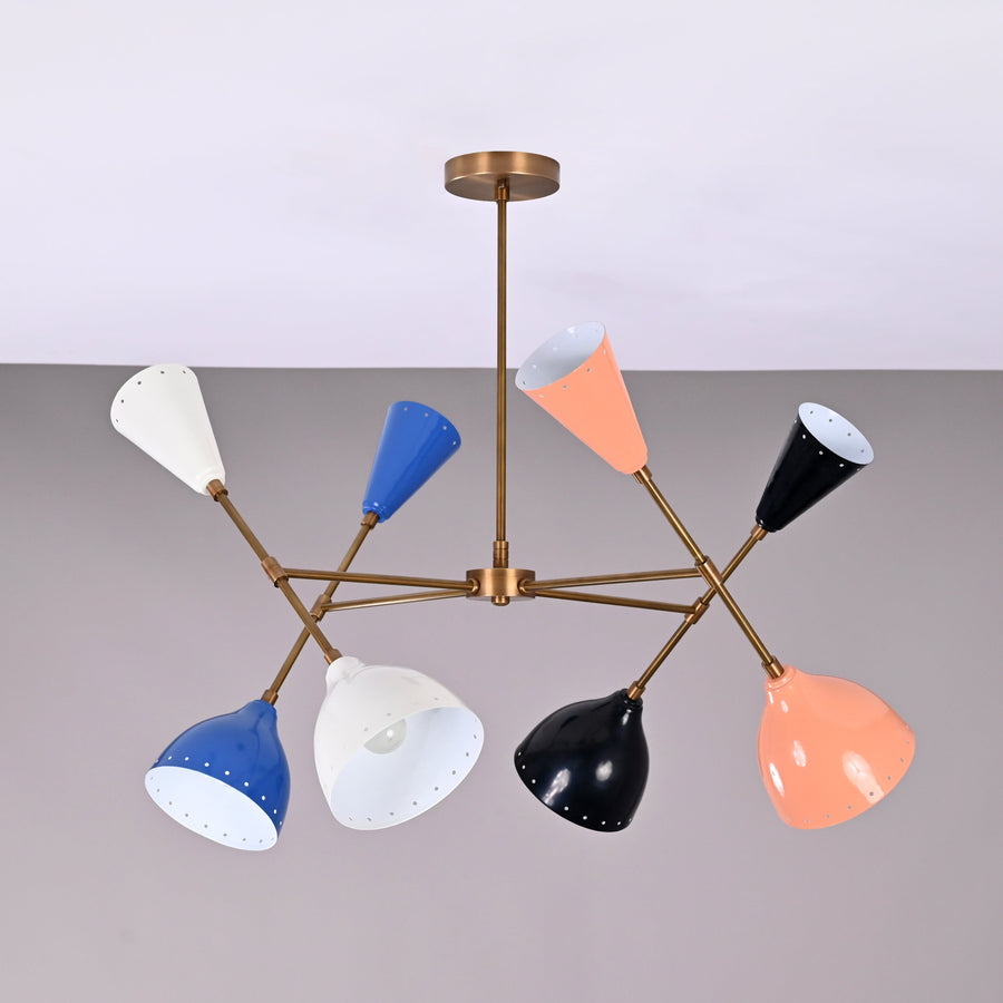 Monaco Pivot - Diabolo Chandelier - 8 Lights - 32297
