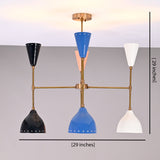 Monaco Pivot - Diabolo Chandelier - 8 Lights - 32297
