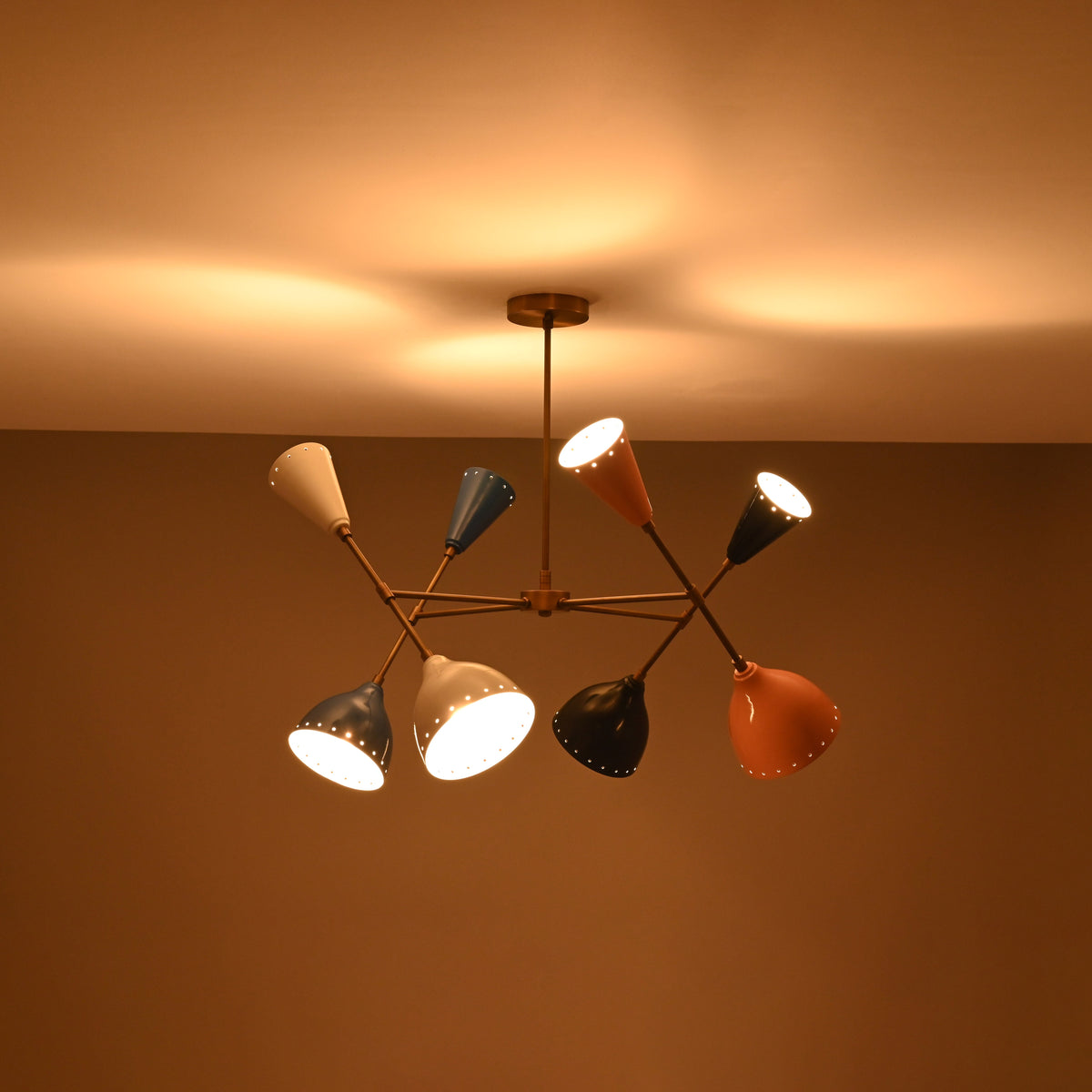 Monaco Pivot - Diabolo Chandelier - 8 Lights - 32297