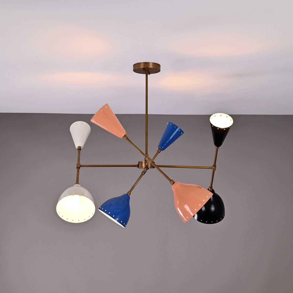 Monaco Pivot - Diabolo Chandelier - 8 Lights - 32297