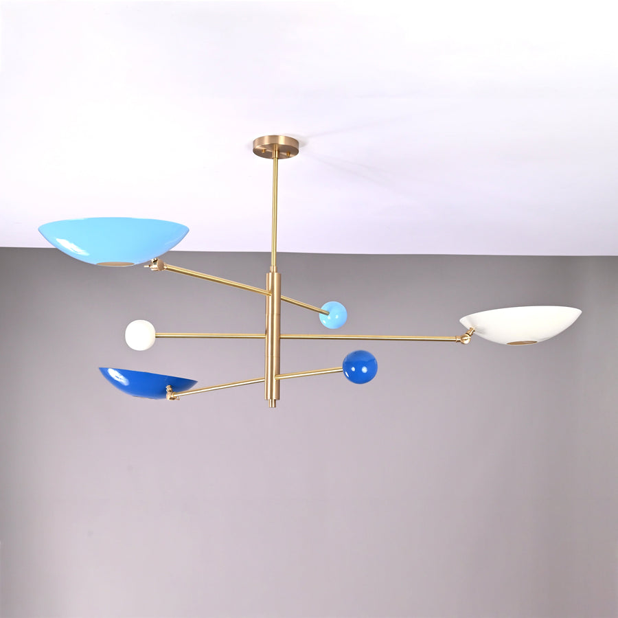 Havana Orbital Mid-century Chandelier - 3 Lights - 32298
