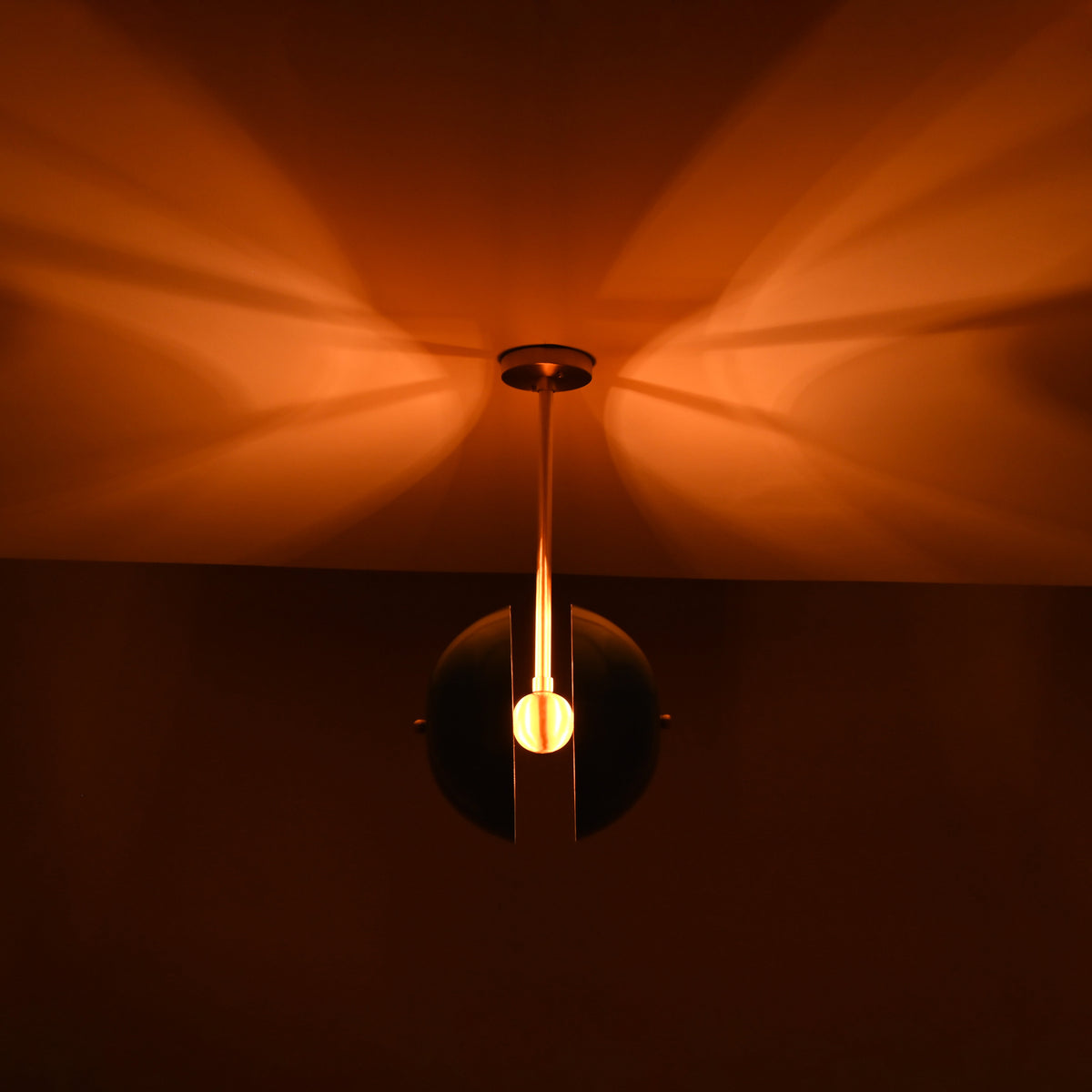Tokyo Crest  -  Uplifting Mid-century Chandelier - 6 Lights - 32299
