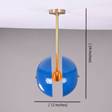 Tokyo Crest  -  Uplifting Mid-century Chandelier - 6 Lights - 32299