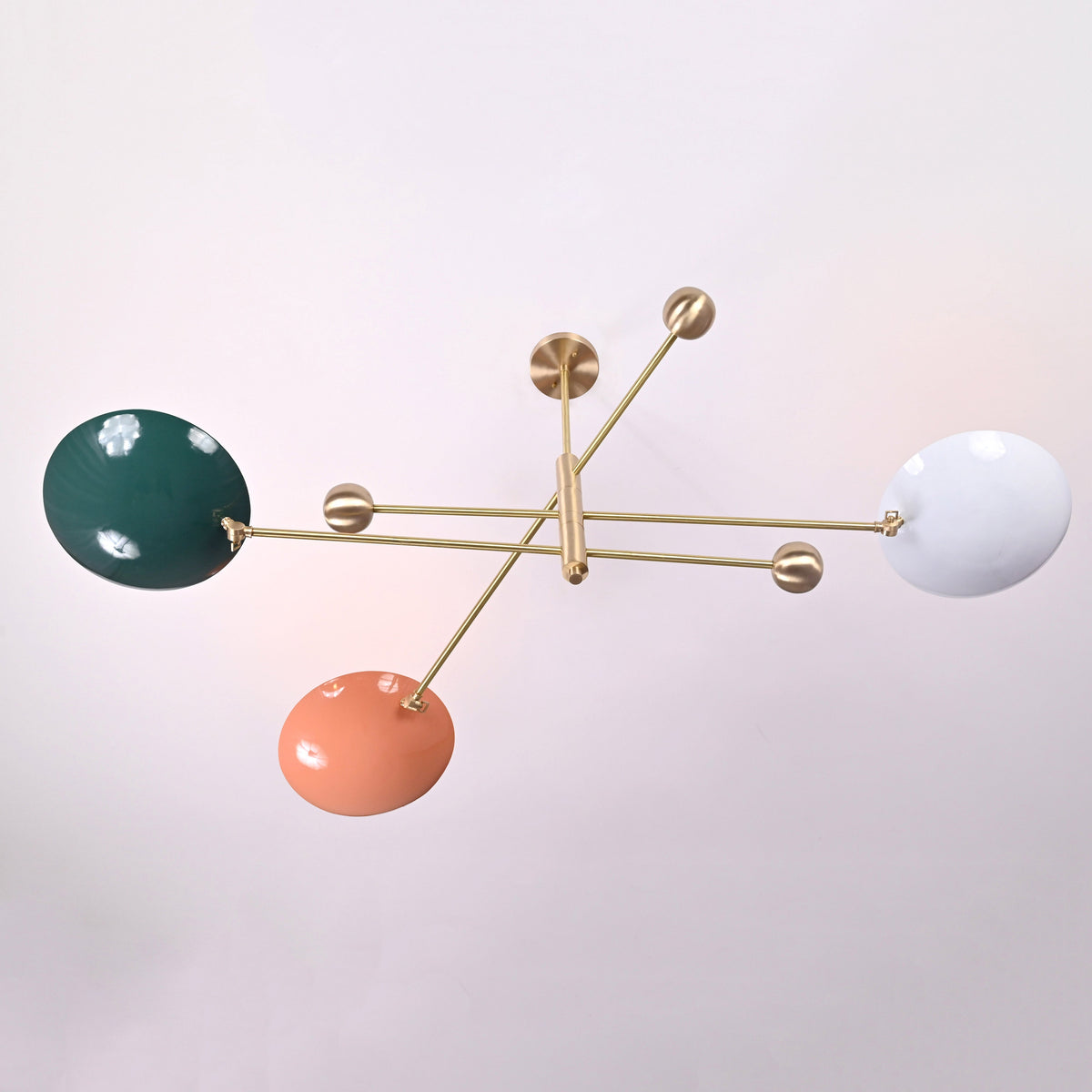 Berlin Orbital - Brass Chandelier - 3 Lights - 32300