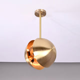 Barcelona Crest  -  Uplifting Brass Chandelier - 6 Lights - 32301