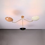 Rome Discus  - Flush Mount Uplifting Chandelier - 3 Lights - 32303
