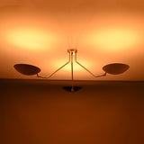 Rome Discus  - Flush Mount Uplifting Chandelier - 3 Lights - 32303