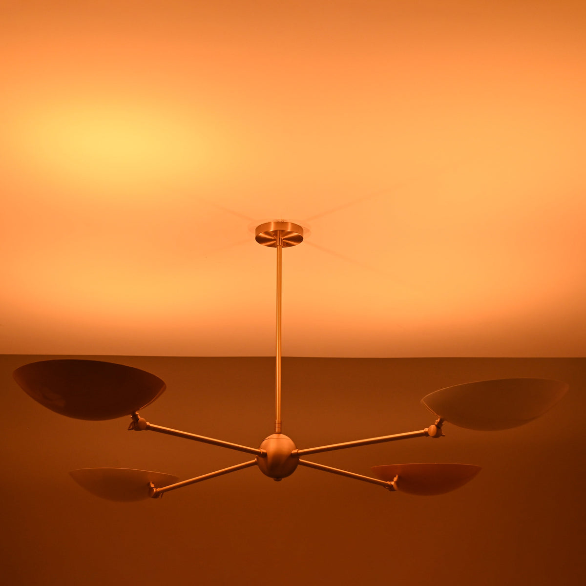 Monaco Discus  -  Uplifting Pendant Chandelier - 4 Lights - 32304