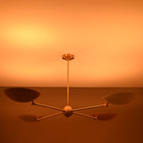 Monaco Discus  -  Uplifting Pendant Chandelier - 4 Lights - 32304