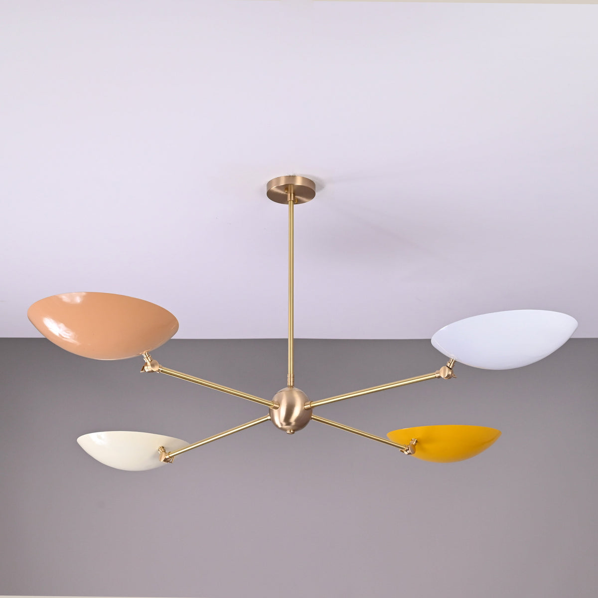 Monaco Discus  -  Uplifting Pendant Chandelier - 4 Lights - 32304