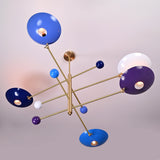Athens Ortbital  -  Uplifting Mid-century Chandelier - 5 Lights - 32305