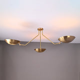 Stockholm Discus  - Flush Mount Uplifting Ceiling Chandelier - 3 Lights - 32306