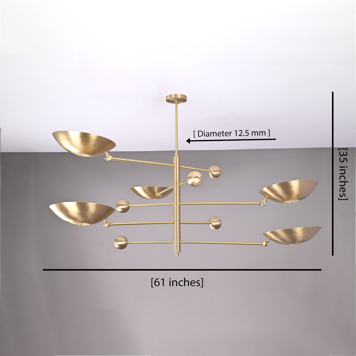 Stockholm Orbital - Chandelier - 5 Lights - 32307