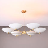 Zurich Discus  -  Uplifting Ceiling Chandelier - 6 Lights - 32308