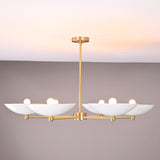 Zurich Discus  -  Uplifting Ceiling Chandelier - 6 Lights - 32308