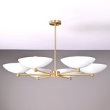 Zurich Discus  -  Uplifting Ceiling Chandelier - 6 Lights - 32308
