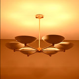 Zurich Discus  -  Uplifting Ceiling Chandelier - 6 Lights - 32308