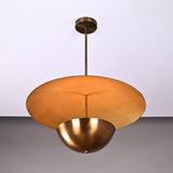 Berlin Discus  -  Uplifting Mid-century Chandelier - 3 Lights - 32309