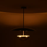Berlin Discus  -  Uplifting Mid-century Chandelier - 3 Lights - 32309