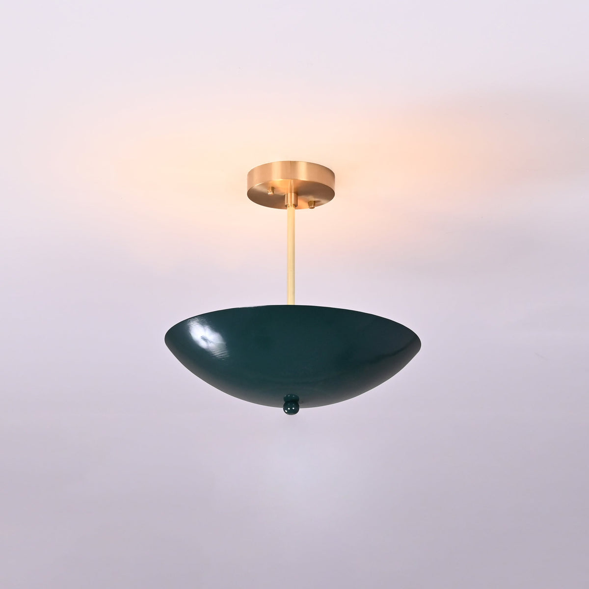 Athens Discus  -  Uplifting Brass Chandelier - 3 Lights - 32311
