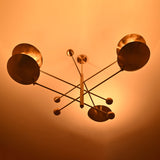 Zurich Ortbital  -  Uplifting Brass Chandelier - 5 Lights - 32312