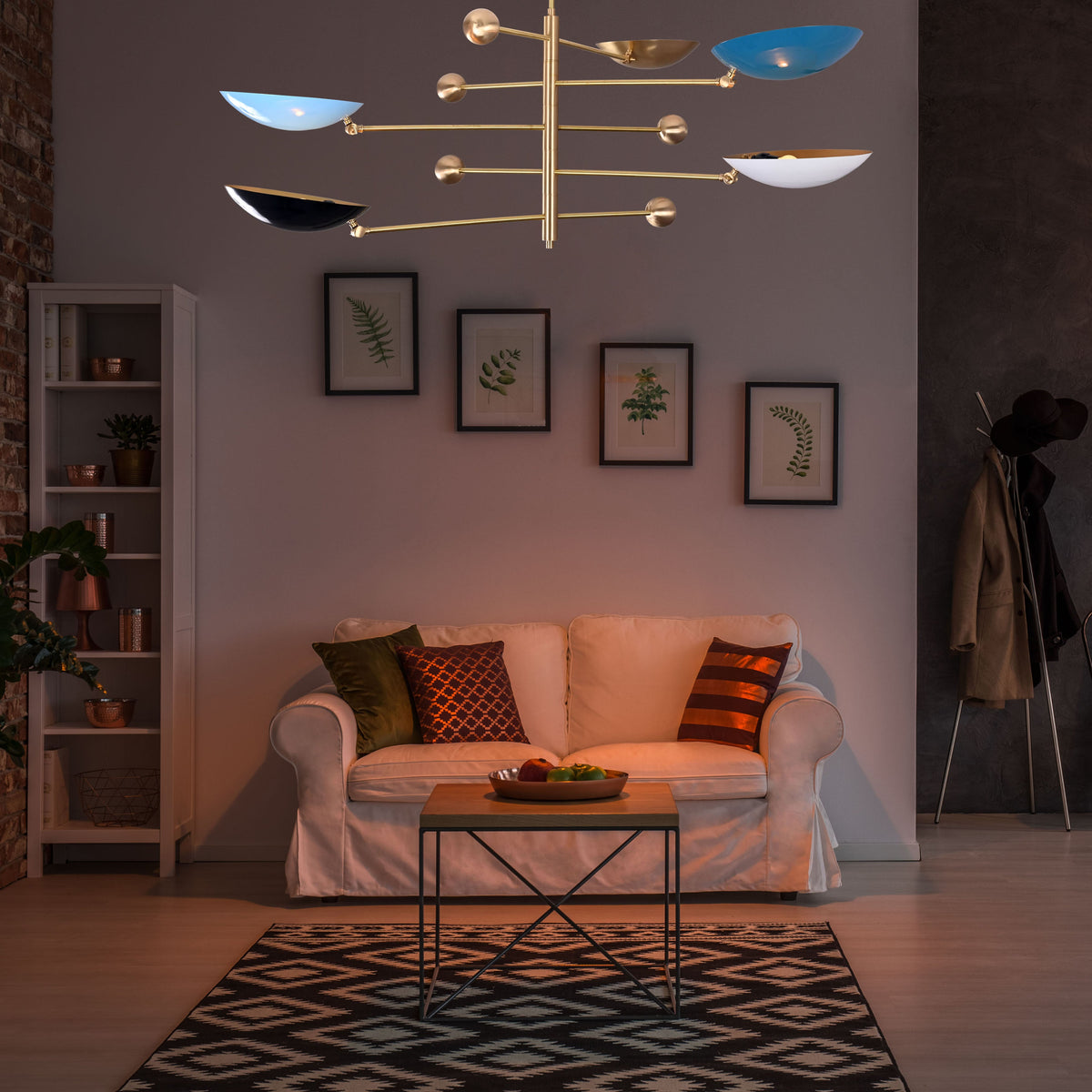 Milan Ortbital  -  Uplifting Pendant Chandelier - 5 Lights - 32314