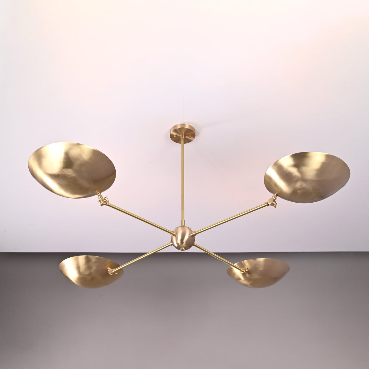 Lisbon Discus  -  Uplifting Chandelier - 4 Lights - 32315