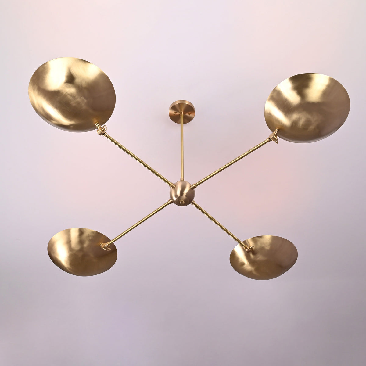 Lisbon Discus  -  Uplifting Chandelier - 4 Lights - 32315