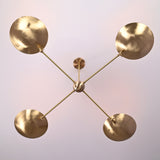 Lisbon Discus  -  Uplifting Chandelier - 4 Lights - 32315