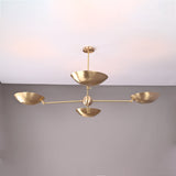 Lisbon Discus  -  Uplifting Chandelier - 4 Lights - 32315