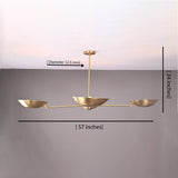 Lisbon Discus  -  Uplifting Chandelier - 4 Lights - 32315