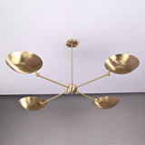 Lisbon Discus  -  Uplifting Chandelier - 4 Lights - 32315