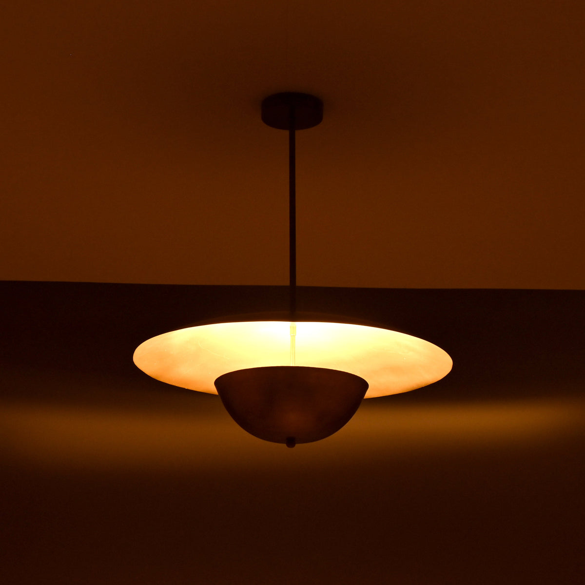 Zurich Discus  -  Uplifting Pendant Chandelier - 3 Lights - 32316