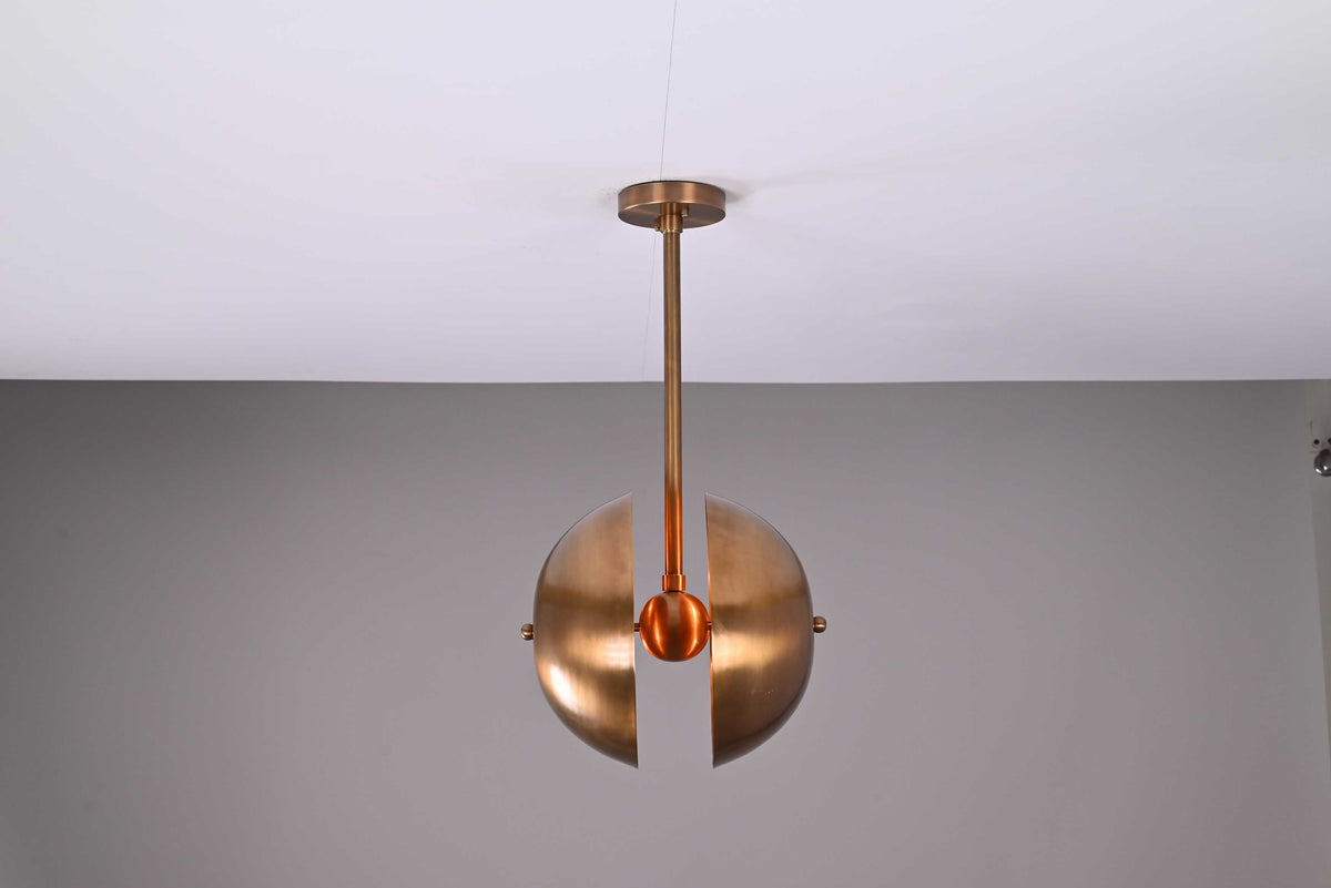 Lisbon Crest  -  Uplifting Chandelier - 6 Lights - 32317
