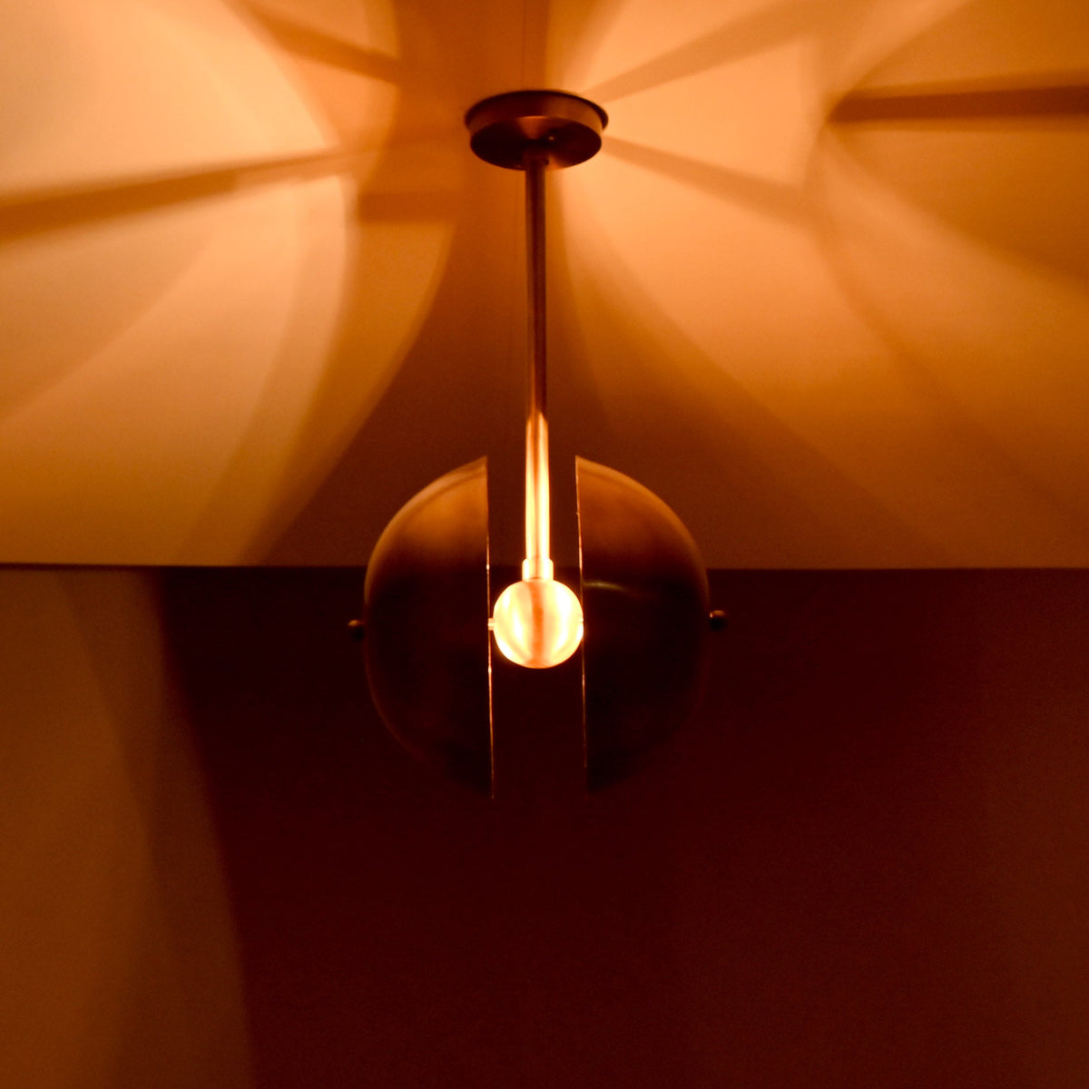 Lisbon Crest  -  Uplifting Chandelier - 6 Lights - 32317