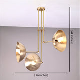 Paris Heritage Mid-century Chandelier - 3 Lights - 32318