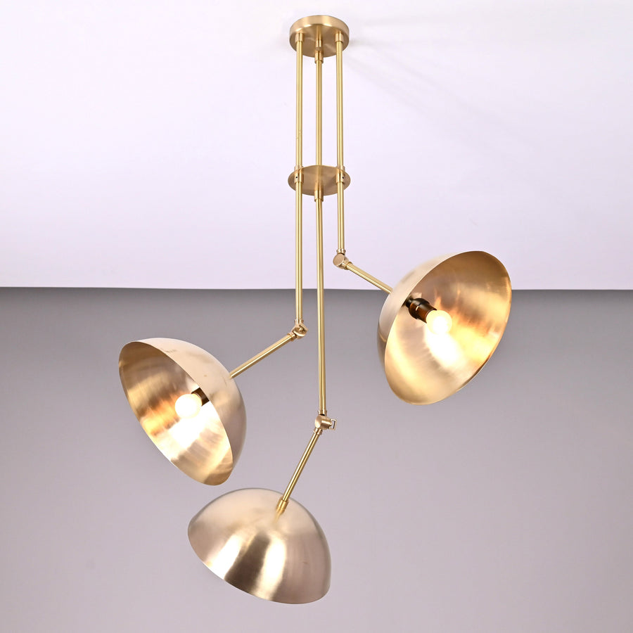 Paris Heritage Mid-century Chandelier - 3 Lights - 32318