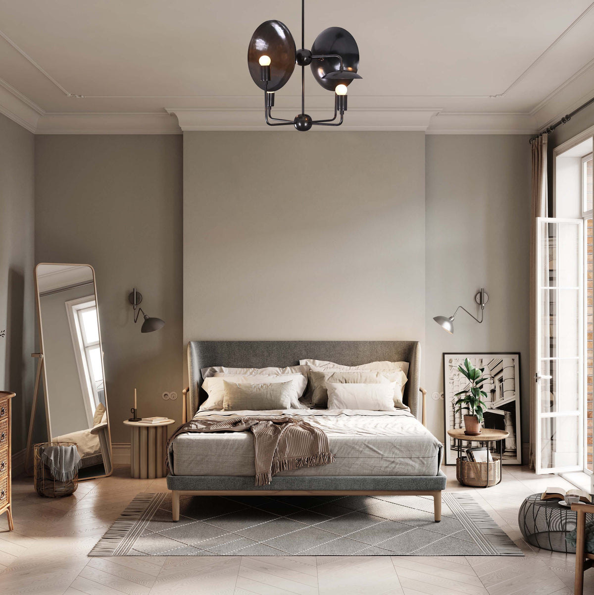 Tokyo Heritage - Brass Chandelier - 4 Lights - 32319