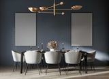 Berlin Ortbital  -  Uplifting Ceiling Chandelier - 3 Lights - 32320