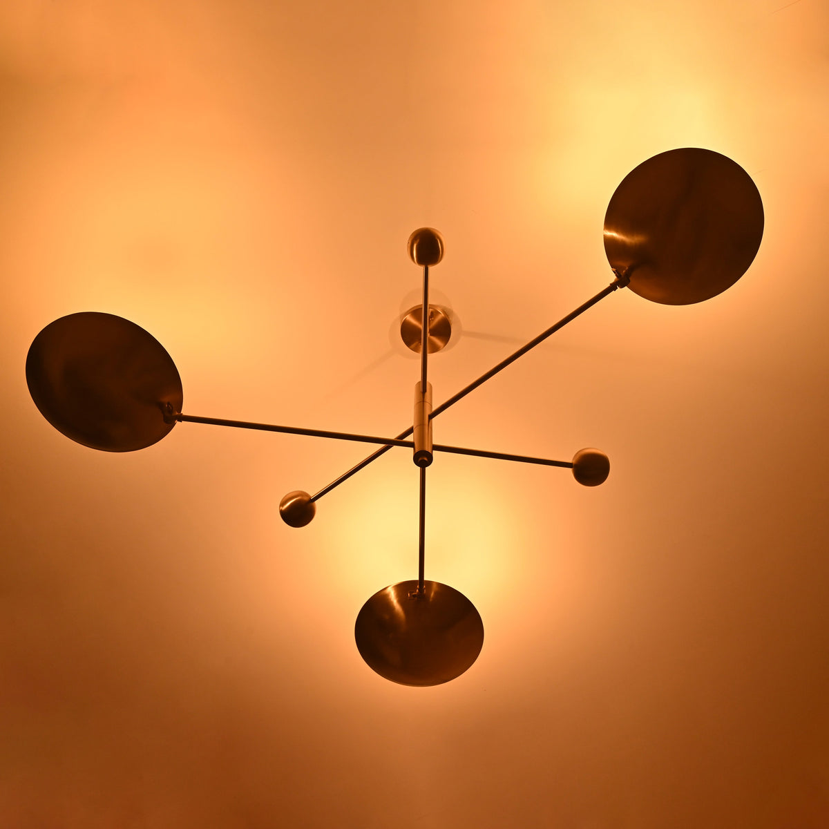 Berlin Ortbital  -  Uplifting Ceiling Chandelier - 3 Lights - 32320