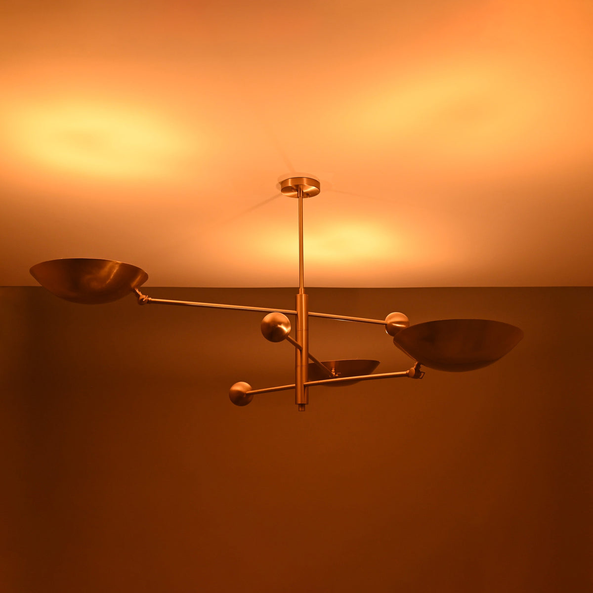 Berlin Ortbital  -  Uplifting Ceiling Chandelier - 3 Lights - 32320
