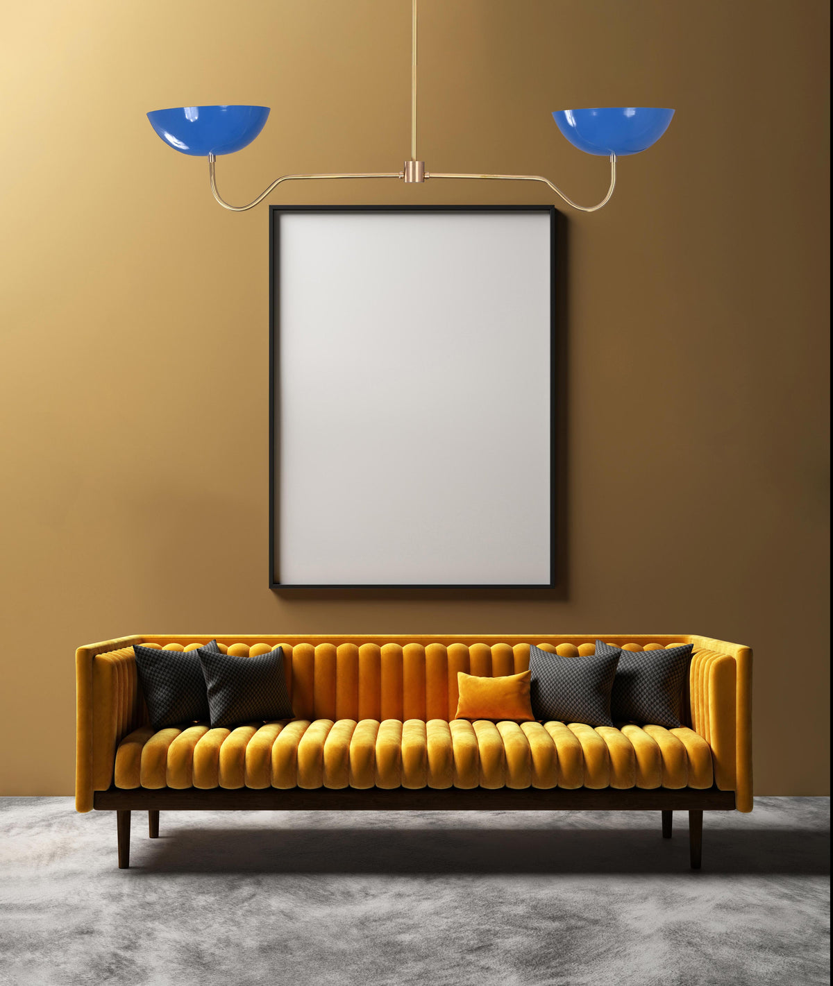 Tokyo Discus  -  Uplifting Mid-century Chandelier - 2 Lights - 32322