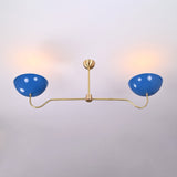 Tokyo Discus  -  Uplifting Mid-century Chandelier - 2 Lights - 32322
